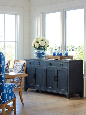 Lexington Barclay Butera Bayside Buffet: Elevate Your Dining Space With Coastal-inspired Storage And Chic Design Elements Marine  922-852