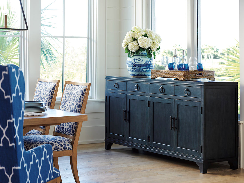 Lexington Barclay Butera Bayside Buffet: Elevate Your Dining Space With Coastal-inspired Storage And Chic Design Elements Marine  922-852
