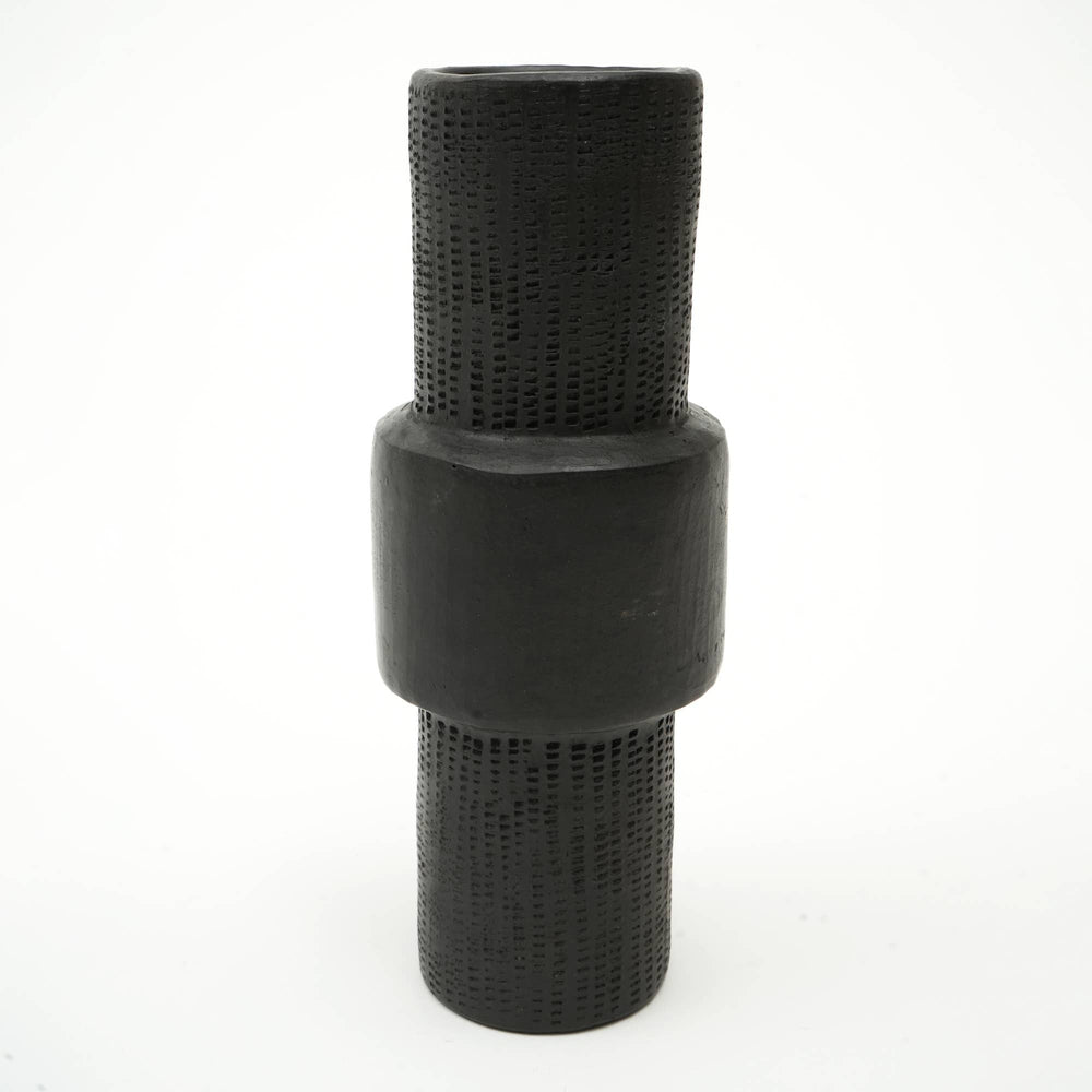 English Elm Longpi Handmade Black Pottery Décor Object - Unique Tangkhul Naga Art For Modern Interiors B346P369759