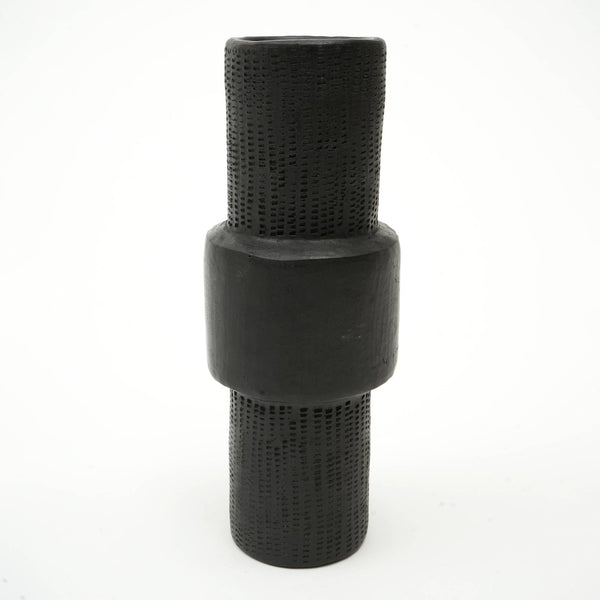 English Elm Longpi Handmade Black Pottery Décor Object - Unique Tangkhul Naga Art For Modern Interiors B346P369759