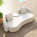 Sunny Isles Loveseat Beige 704019 Zuo Modern