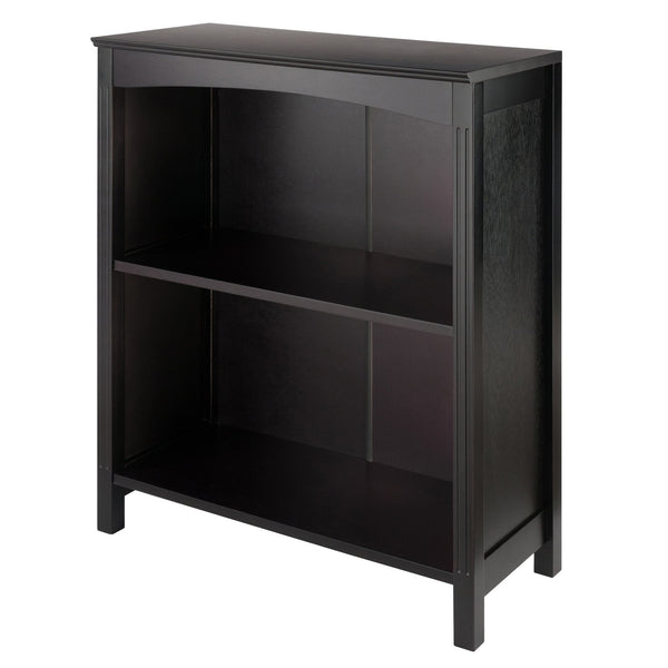 Winsome Wood Terrace 2-section Bookcase Shelf In Rich Espresso Finish - Elegant Storage & Display Solution Espresso Solid ,Composite Wood 92327-winsome-wood