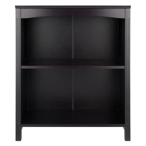 Winsome Wood Terrace 2-section Bookcase Shelf In Rich Espresso Finish - Elegant Storage & Display Solution Espresso Solid ,Composite Wood 92327-winsome-wood