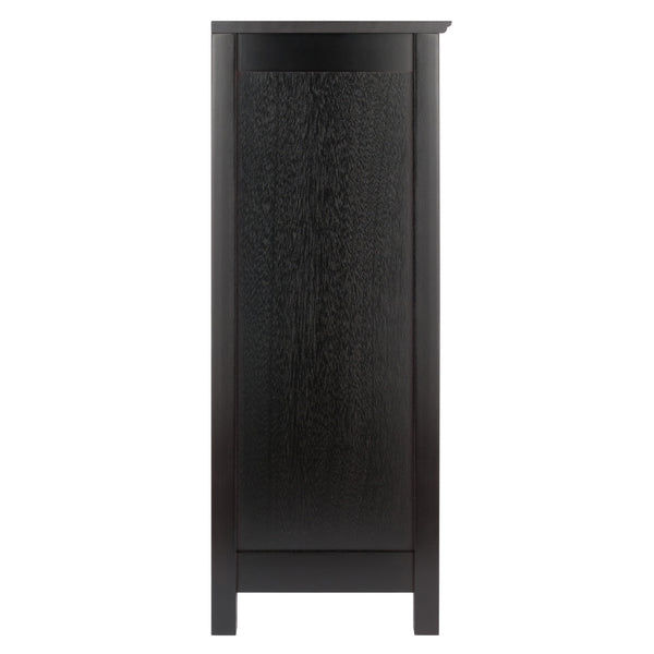 Winsome Wood Terrace 2-section Bookcase Shelf In Rich Espresso Finish - Elegant Storage & Display Solution Espresso Solid ,Composite Wood 92327-winsome-wood