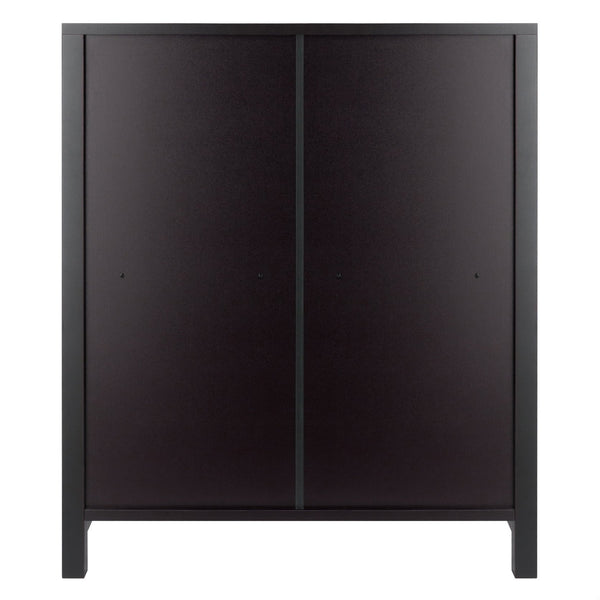 Winsome Wood Terrace 2-section Bookcase Shelf In Rich Espresso Finish - Elegant Storage & Display Solution Espresso Solid ,Composite Wood 92327-winsome-wood