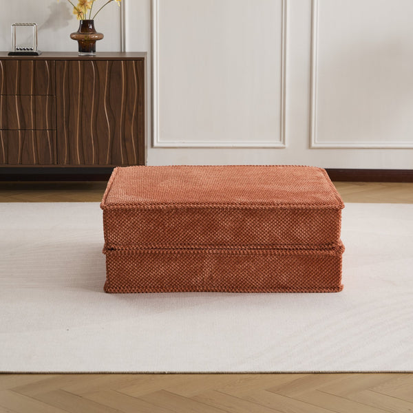 English Elm Compression Modular Sofa Bed - Convertible Mah-Jong Style, Soft Fleece, Memory Foam, No Assembly! W3723P377146