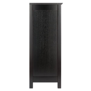 Winsome Wood Terrace 2-section Wide Bookcase In Espresso - Elegant Storage For Books, Collectibles & Décor Espresso Solid ,Composite Wood 92338-winsome-wood