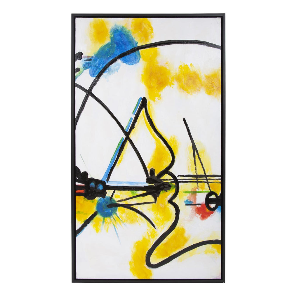 Howard Elliott Building Art One Wall At A Time - Vibrant Hand-painted Original Canvas With Unique Texture & Movement Yellow Canvas ,Wood 92339-howard-elliott