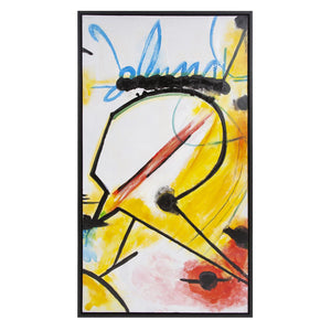 Howard Elliott Building Art One Wall At A Time - Vibrant Hand-painted Original Canvas With Unique Texture & Movement Yellow Canvas ,Wood 92340-howard-elliott