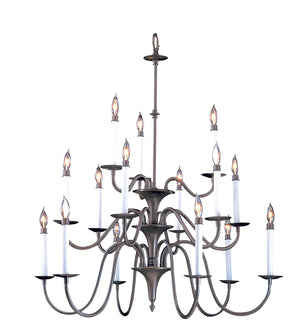Framburg 15-light Rustic Jamestown Foyer Chandelier – Elegant Early American Design For Timeless Spaces Mahogany Bronze Metal 9235 Mb