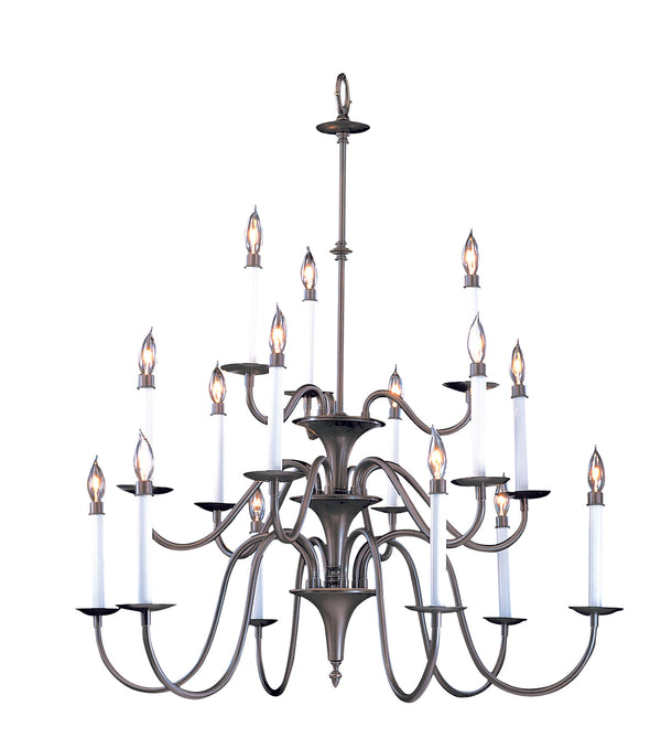 Framburg 15-light Rustic Jamestown Foyer Chandelier – Elegant Early American Design For Timeless Spaces Mahogany Bronze Metal 9235 Mb