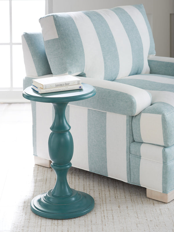 Lexington Barclay Butera Yacht Club Martini Table - Coastal Elegance With Classic Urn Design, Perfect For Stylish Spaces Seaglass  923-940