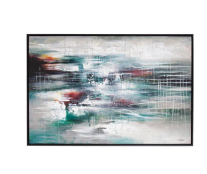 Howard Elliott Rustling Autumn Leaves: Captivating Seasonal Painting Depicting Nature's Colorful Transformation Gray Canvas ,Wood 92409-howard-elliott