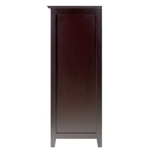 Winsome Wood Bordeaux 20-bottle Wine Cabinet - Elegant Espresso Storage With Glass Rack & Spacious Drawer Espresso Composite Wood 92416-winsome-wood