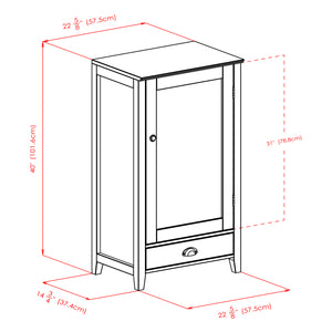 Winsome Wood Bordeaux 20-bottle Wine Cabinet - Elegant Espresso Storage With Glass Rack & Spacious Drawer Espresso Composite Wood 92416-winsome-wood