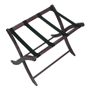Winsome Wood Scarlett Luggage Rack - Espresso Wood With Sturdy Straps, Foldable Design For Easy Storage & Use Espresso Solid Wood ,Nylon 92420-winsome-wood
