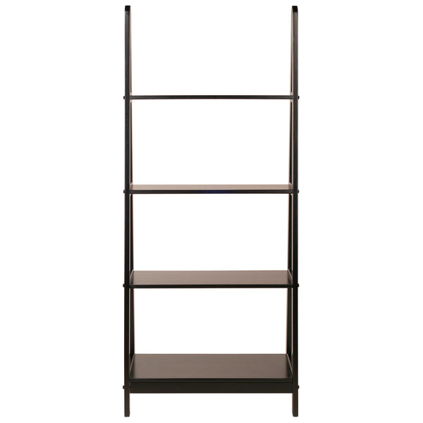 Winsome Wood Avalon 4-tier A-frame Shelf In Espresso - Stylish Ladder Design For Home, Office & Small Spaces Espresso Solid Wood 92428-winsome-wood