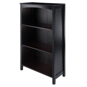 Winsome Wood Terrace 3-section Bookcase In Espresso Finish – Elegant Display & Storage Solution For Home Décor Espresso Solid ,Composite Wood 92429-winsome-wood