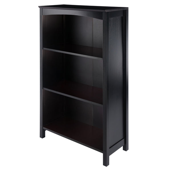 Winsome Wood Terrace 3-section Bookcase In Espresso Finish – Elegant Display & Storage Solution For Home Décor Espresso Solid ,Composite Wood 92429-winsome-wood