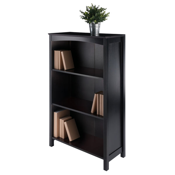 Winsome Wood Terrace 3-section Bookcase In Espresso Finish – Elegant Display & Storage Solution For Home Décor Espresso Solid ,Composite Wood 92429-winsome-wood