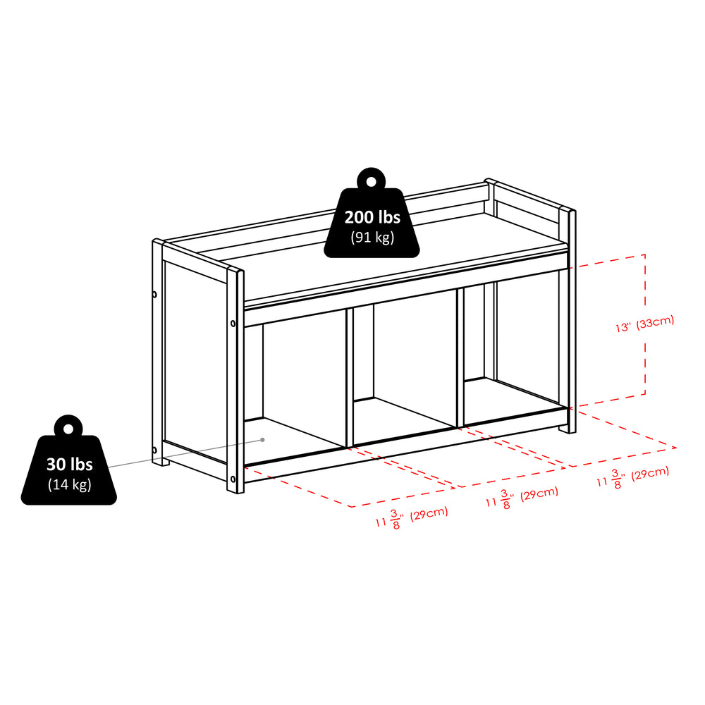 Winsome Wood Addison Entryway Storage Bench In Rich Espresso – Stylish Organizer For Shoes, Books & More! Espresso Solid ,Composite Wood 92439-winsome-wood