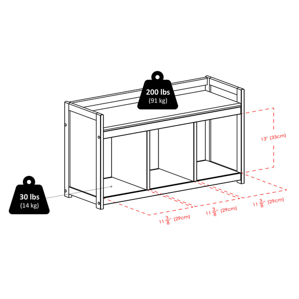 Winsome Wood Addison Entryway Storage Bench In Rich Espresso – Stylish Organizer For Shoes, Books & More! Espresso Solid ,Composite Wood 92439-winsome-wood