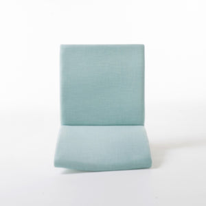 English Elm Dining Chair Set of Two Armless Upholstered Seats with Rubberwood Legs Modern Style Mint 58924.00MNT