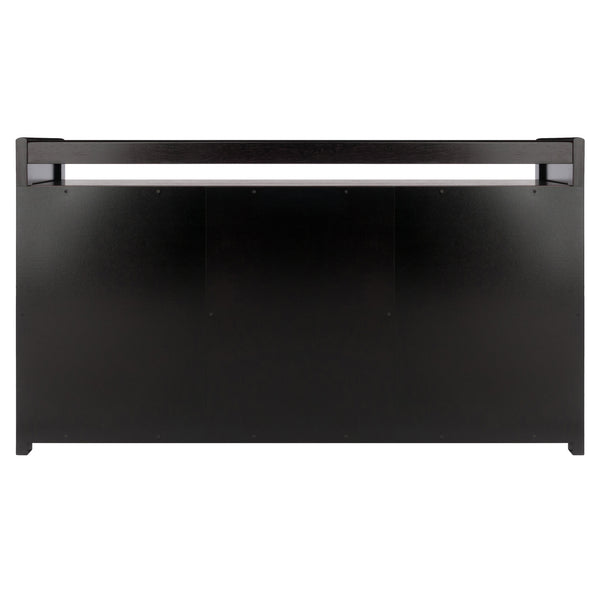 Winsome Wood Addison 4-piece Storage Bench Set With 3 Stylish Foldable Baskets, Perfect For Home Organization & Style Espresso Solid ,Composite Wood 92481-winsome-wood