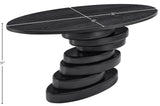 Moriah Black Dining Table 924Black-T Meridian Furniture