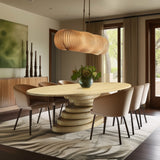 Moriah Oak Dining Table 924Oak-T Meridian Furniture