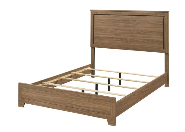 English Elm Contemporary Glam Twin Bed Set with Led Headboard Embossed Panels and Trundle Included B2741S00905
