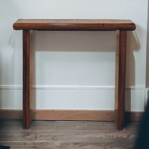 English Elm Soild Wood Rio Console Table - Elegant Mango Wood Design For Modern & Minimalist Entryways, 39.37" L B182P186281-GIGA