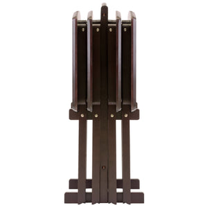 Winsome Wood Dylan 5-piece Espresso Snack Table Set - Versatile Folding Tables For Entertaining Or Daily Use Espresso Solid ,Composite Wood 92517-winsome-wood