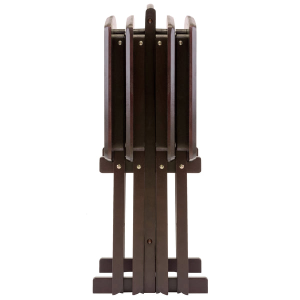 Winsome Wood Dylan 5-piece Espresso Snack Table Set - Versatile Folding Tables For Entertaining Or Daily Use Espresso Solid ,Composite Wood 92517-winsome-wood