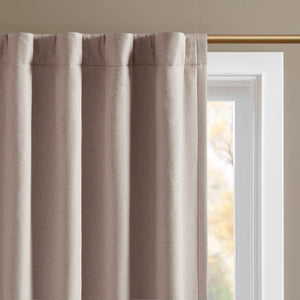 English Elm 2-pk 52x108 Inch Total Blackout Curtain Panels Noise Reducing Bedroom Theater Linen B035P496614