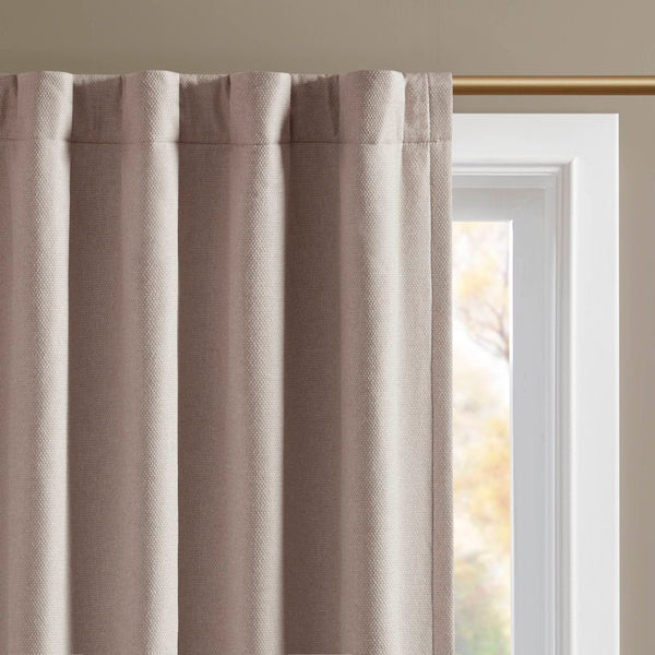 English Elm 2-pk 52x108 Inch Total Blackout Curtain Panels Noise Reducing Bedroom Theater Linen B035P496614
