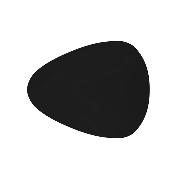 English Elm Triangular Solid Wood End Table - Contemporary Black Mango Design For Modern Living Spaces B016P373006-GIGA