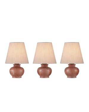 Currey & Company Piccolo Mini Table Lamp: Charming Pistachio Marble Accent Light For Cozy Spaces And Unique Decor Pink Rosa Cappuccino Marble 6000-1049-currey-company