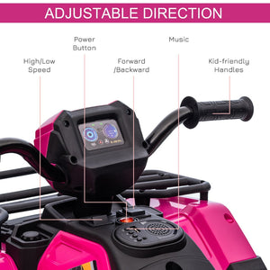 English Elm Aosom Kids Pedal Excavator Toy with Scooping Bucket and Rear Hitch for Ages 3 to 6 W2225P217184