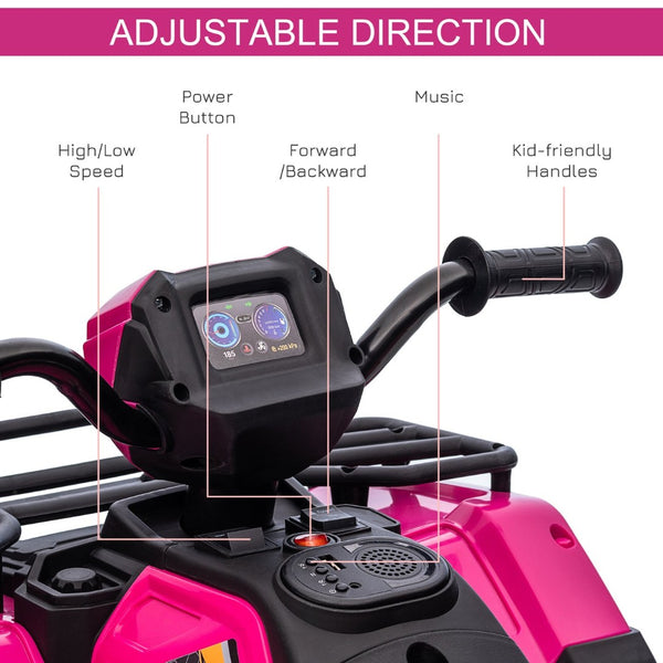 English Elm Aosom Kids Pedal Excavator Toy with Scooping Bucket and Rear Hitch for Ages 3 to 6 W2225P217184