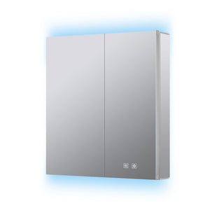 English Elm Corsica Aluminum Led Medicine Cabinet with Defogger Soft Close Doors Bathroom Mirror B2731P477800