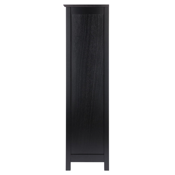 Winsome Wood Terrace 6-piece Storage Shelf Set With 5 Stylish Foldable Baskets For Home Organization & Display Espresso Solid ,Composite Wood 92603-winsome-wood