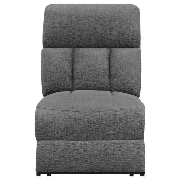 English Elm Divine Five Seat Power Reclining Sectional with Storage Consoles for Theater Rooms B062S01797
