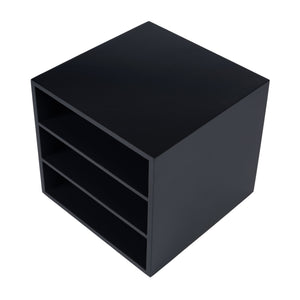 Butler Specialty Cornelius Versatile Stackable Bookcase Organizer - Stylish Storage Solution For Home & Office Blue Mdf,Cherry Veneer 9264291-butler