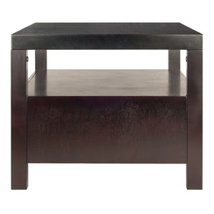 Winsome Wood Copenhagen Coffee Table, Espresso - Scandinavian Design With Storage Drawers And Open Shelf Space Espresso Solid ,Composite Wood 92643-winsome-wood