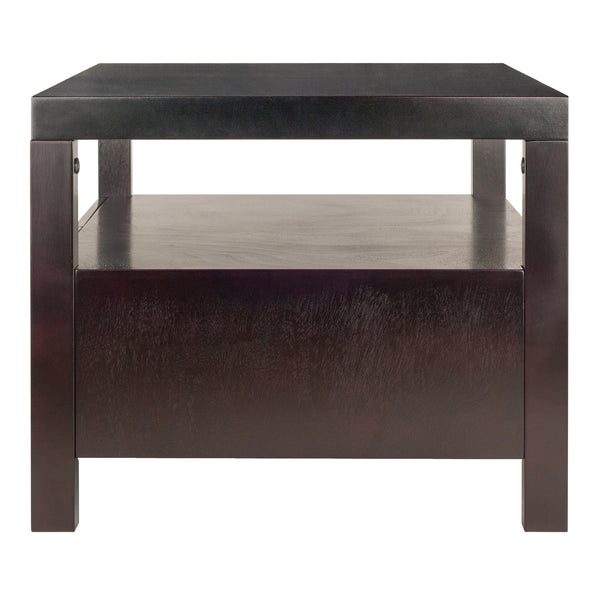 Winsome Wood Copenhagen Coffee Table, Espresso - Scandinavian Design With Storage Drawers And Open Shelf Space Espresso Solid ,Composite Wood 92643-winsome-wood