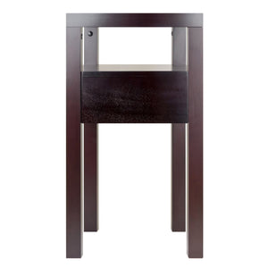 Winsome Wood Copenhagen Console Table - Elegant Scandinavian Design In Espresso With Storage & Style For Any Room Espresso Solid ,Composite Wood 92656-winsome-wood