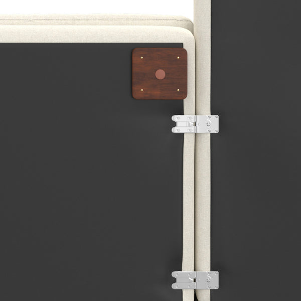 English Elm Charlie Deep Seater Right Sectional Sofa with Oversized Chaise, Eco Performance Fabric, 122" wide Cream B136P199282