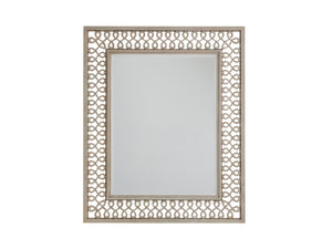 Lexington Barclay Butera Manzanita Metal Mirror – Elegant Cast Aluminum Frame With Sinuous Design For Sophisticated Living Dune  926-206