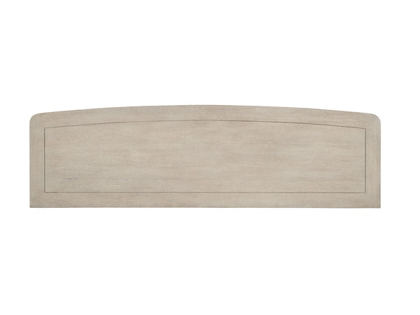 Lexington Barclay Butera Walker Seven Drawer Dresser - Elegant Bowfront Design With Raised Moldings For Stylish Storage Dune  926-233